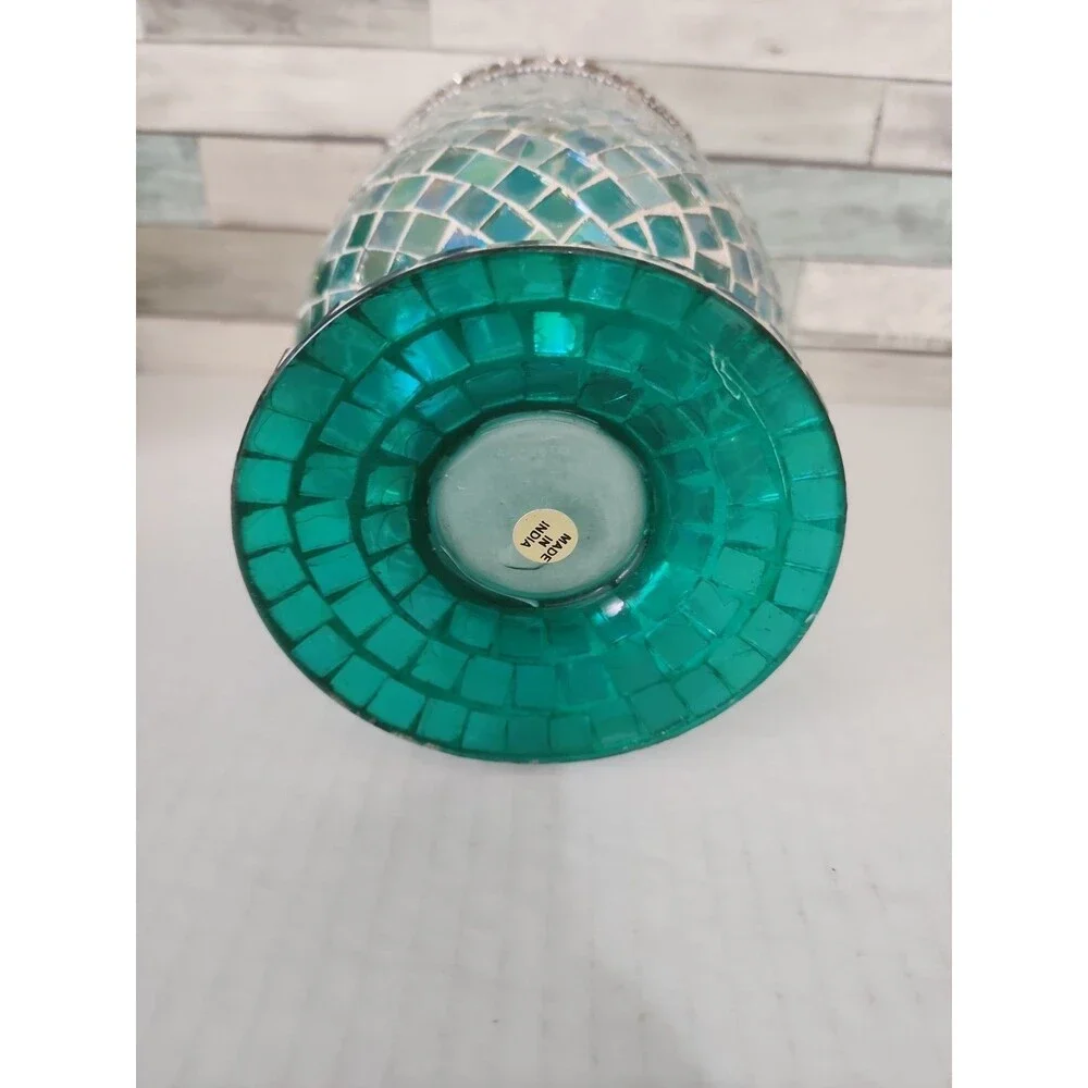 Mosaic Hurricane Vase / Candle Holder
